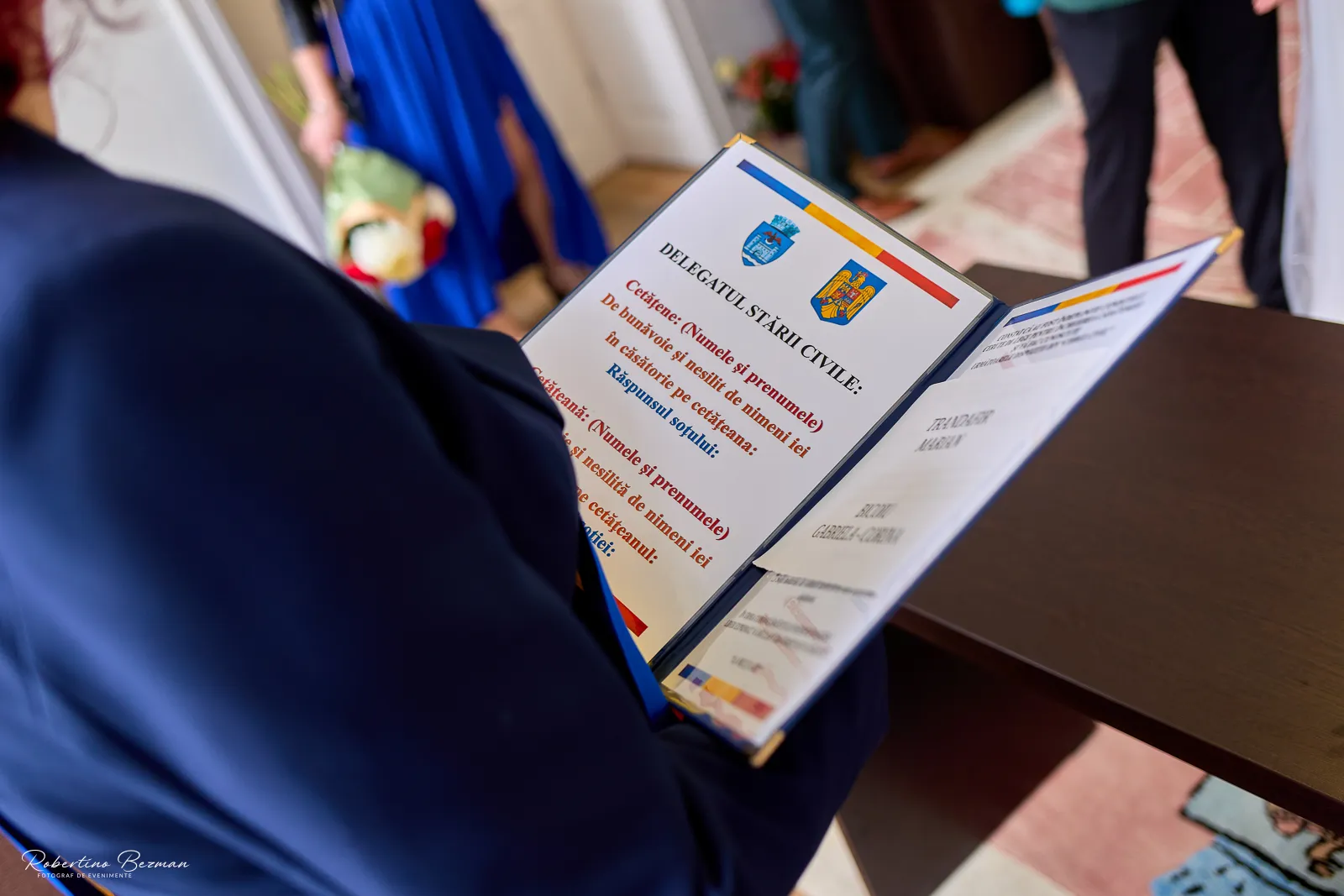 nunta Gabriela și Marian la starea civilă din Brăila